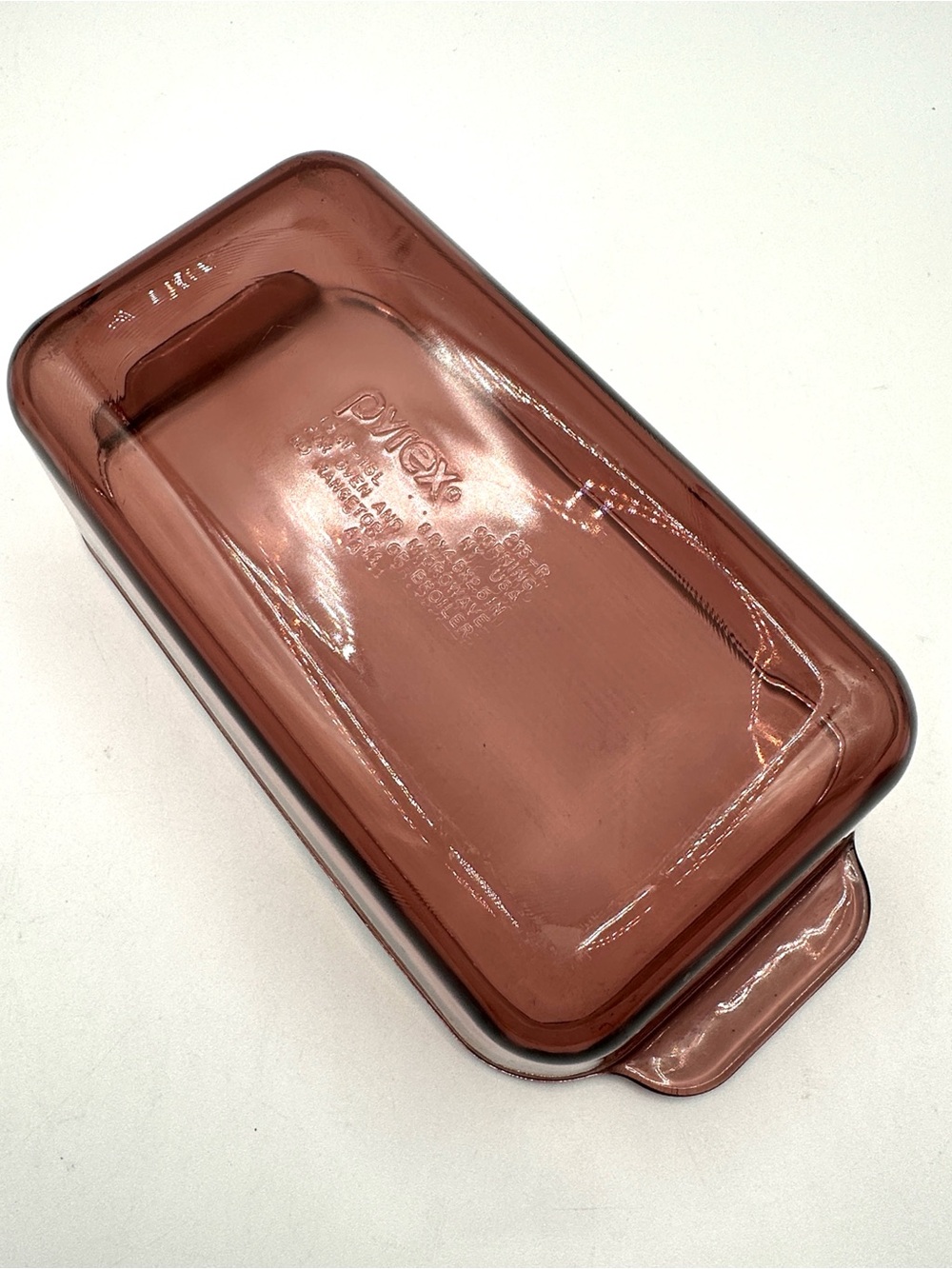 Pyrex Cranberry Loaf Pan #213-R - Picture 2 of 11
